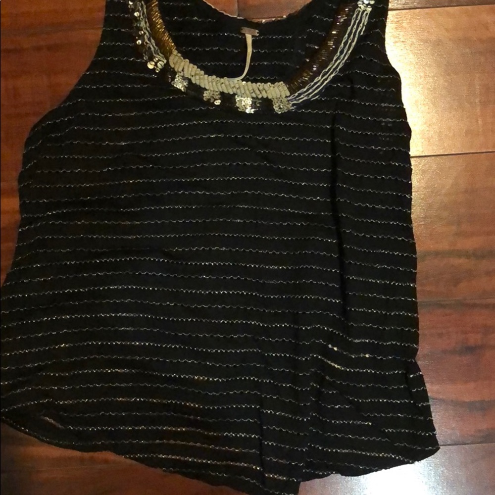 Free people split back tank